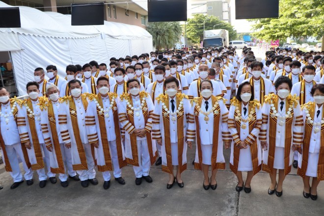 พิธีซ้อมใหญ่รับพระราชทานปริญญาบัตร บัณฑิตปีการศึกษา 2564